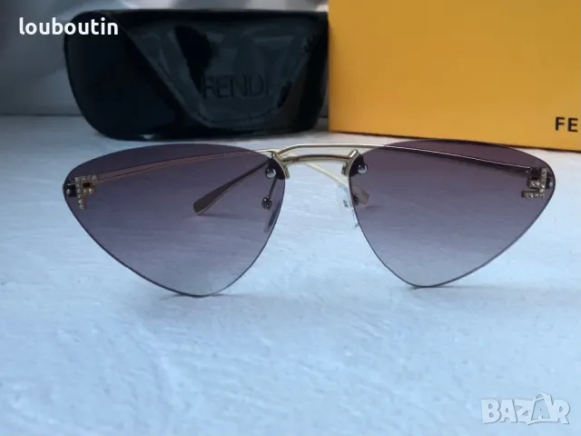 Fendi Дамски слънчеви очила тъиъгълни 3 цвята, снимка 12 - Слънчеви и диоптрични очила - 47766215