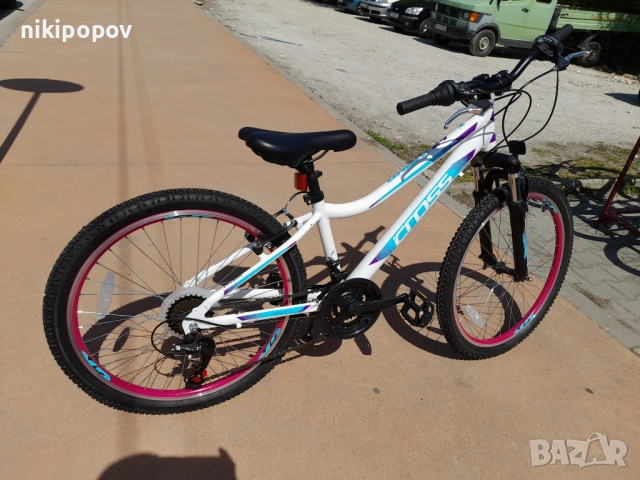CROSS Алуминиев велосипед 24" DAISY, снимка 9 - Велосипеди - 53839347