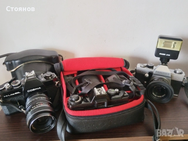 Камери PRAKTICA BCA, PRAKTICA LTL, COSINA HI-LITE ECL Japan 