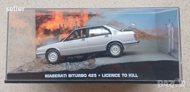 Това е колекционерски модел в мащаб 1:43 на Maserati Biturbo 425, емблематичен автомобил от филма за