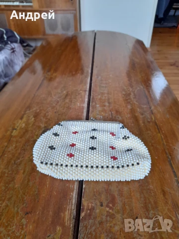 Старо мънистено портмоне #19