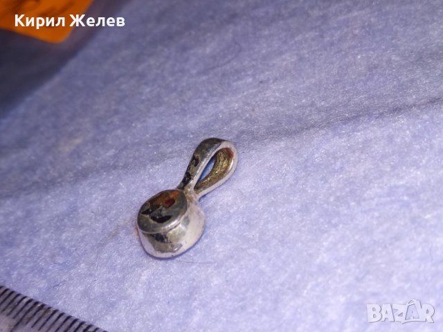 ФИНО СРЕБЪРНО МОДНО АРТ МЕДАЛЬОНЧЕ СРЕБРО с БЯЛА ПОЗЛАТА и ФАСЕТИРАН ПЛАНИНСКИ КРИСТАЛ 38693, снимка 10 - Колиета, медальони, синджири - 41730357