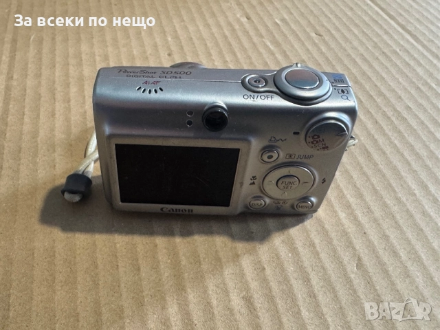 ЗА ЧАСТИ! Цифров фотоапарат Canon PowerShot SD500 DIGITAL ELPH, снимка 5 - Фотоапарати - 52667131
