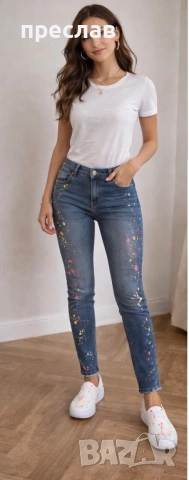 ефектни дънки на пръски