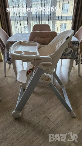 Столче за хранене Mappy детско / бебешко – регулируем като ново, снимка 4 - Столове - 53717589
