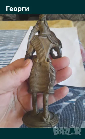 Бронзова статуетка-66, снимка 8 - Антикварни и старинни предмети - 50125617