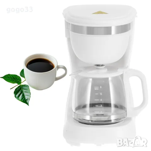 Бяла кафеварка 600w, снимка 4 - Кафемашини - 55931395