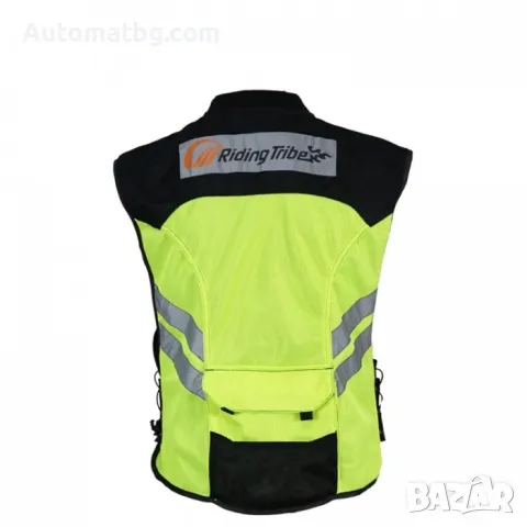 Светлоотразителна жилетка Automat, За мотористи и велосипедисти, снимка 3 - Аксесоари и консумативи - 49623841