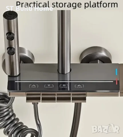 Луксозна Душ Система с LED Светлина и Температурен Контрол, снимка 5 - Душове - 51138498