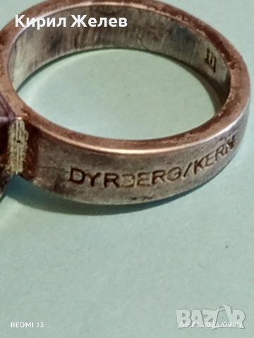 Дизайнерски сребърен пръстен DYRBERG/KERN с декоративна Роза и кристали ювелирна изработка 51799, снимка 9 - Пръстени - 52982463