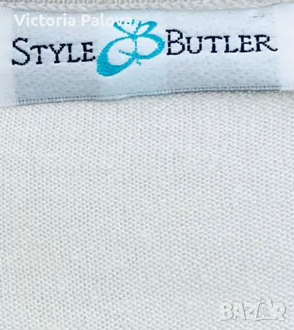 Коприна(70%) и лен, блуза STYLE BUTLER  Дания , снимка 4 - Блузи с дълъг ръкав и пуловери - 49048554