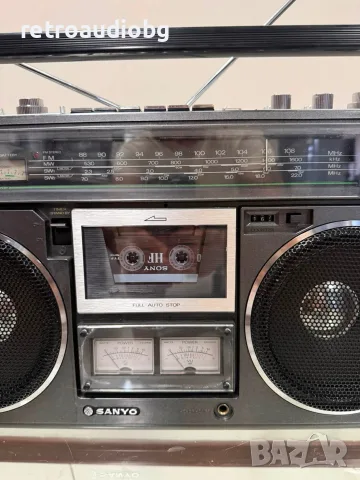 🔈Рядък колекционерски радиокасетофон Sanyo M 9994K - Boombox - профилактиран🔈, снимка 3 - Радиокасетофони, транзистори - 56153761