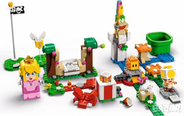 НОВО ЛЕГО 71403 Супер Марио - Приключения с Праскова  LEGO 71403 Super Mario Adventures with Peach, снимка 2 - Конструктори - 40012682