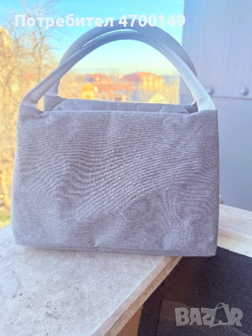 Термо чанта за храна, 27х19х15cm, Сив, снимка 2 - Хладилни чанти - 53534281
