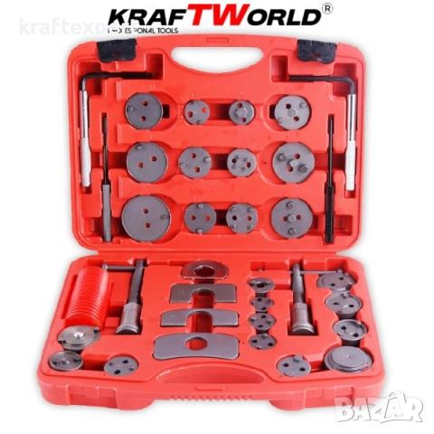 Комплект за спирачни цилиндри KraftWorld – 35 части за дискови спирачки, снимка 7 - Индустриална техника - 53745895