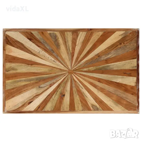 vidaXL Маса за кафе, мангово дърво масив, 90x55x36 см, снимка 2 - Маси - 56146436