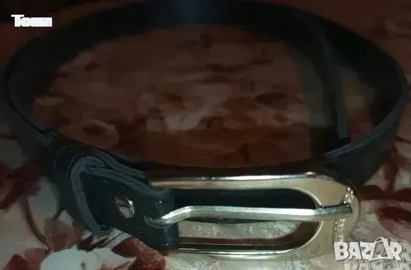 Нов Елегантен Дамски Колан Изцяло от Естествена Кожа 110см., снимка 2 - Колани - 53728707