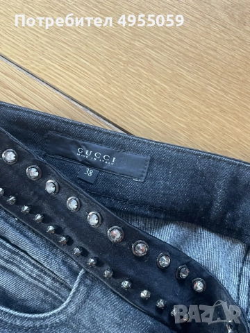 оригинални дамски дънки Gucci номер 38, снимка 2 - Дънки - 56166923