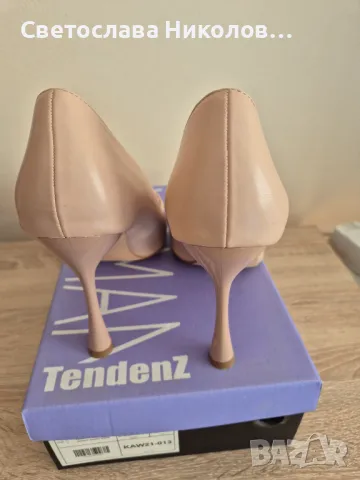 Дамски официални обувки в цвят бежов , снимка 3 - Маратонки - 49976871