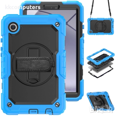 Samsung Galaxy Tab A9 Удароустойчив Калъф и Протектор, снимка 8 - Калъфи, кейсове - 52987357