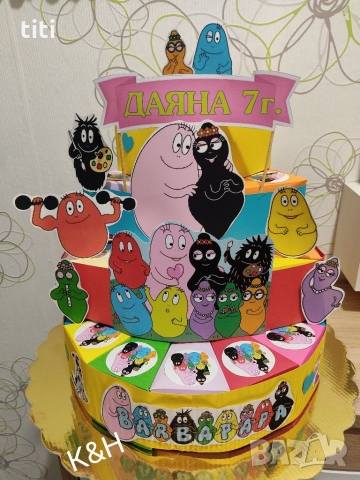 Картонена торта Барбароните , снимка 1