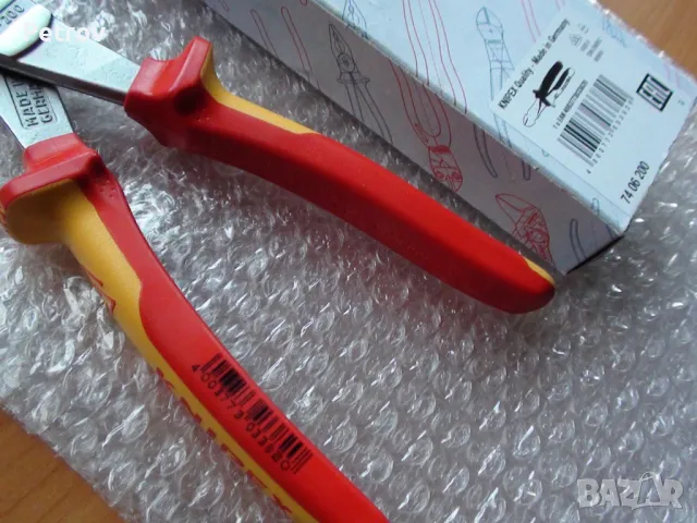 KNIPEX 74 06 200 VDE 1000 V - MADE IN GERMANY - ЧИСТО НОВИ ПРОФЕСИОНАЛНИ Резачки , Секачки / GERMANY, снимка 13 - Клещи - 44702907
