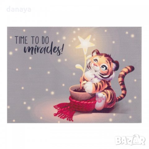 2332 Коледна подложка за хранене Time to do miracles, снимка 2 - Покривки за маси - 34021918