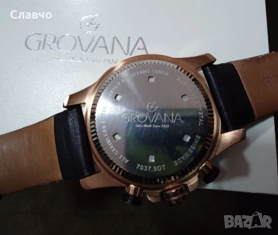 Grovana Chronograph WR100, снимка 6 - Мъжки - 50086963
