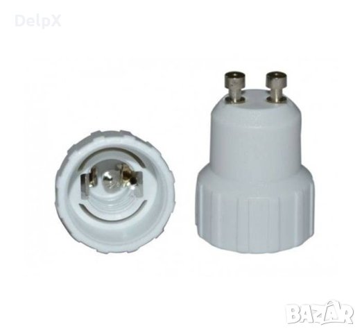   Фасунга преходна от Gu10/Gx10 към E14, снимка 1