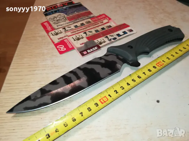 НОЖ 30СМ КАМУФЛАЖЕН ОСТЪР ЯК 1203252030, снимка 9 - Ножове - 49469878