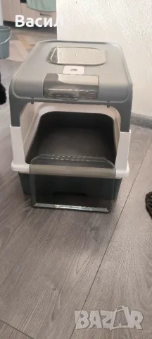 Котешка тоалетна  и раница за пренос 