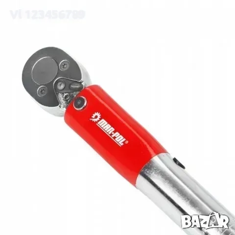 Динамометричен ключ 1/4" 5 - 25 Nm Mar-Pol, снимка 4 - Ключове - 52146723