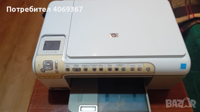 Продавам принтер, сканира но не принтира не знам защо , има касети с мастило и кабел ., снимка 5 - Друга електроника - 52528939