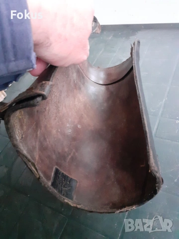 Стари царски кожени кавалерийски гети, гамаши, снимка 5 - Антикварни и старинни предмети - 53279557