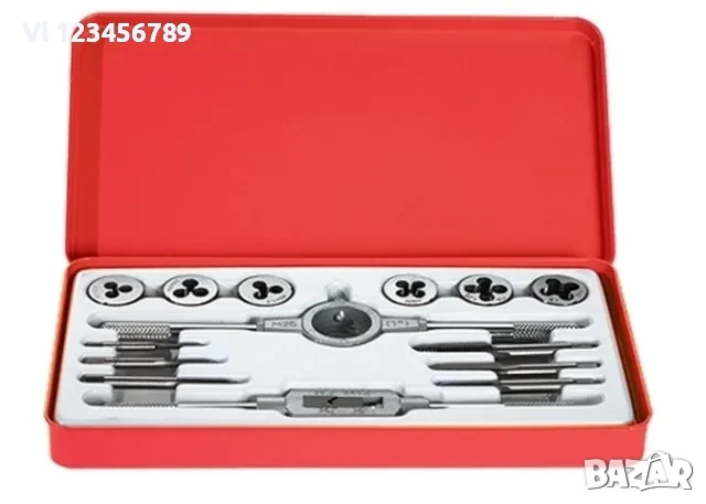 Комплект метчици и плашки М3-М10, 14 части, MTX MASTER