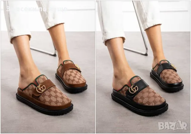 Gucci Дамски Затворени Чехли Гучи Код E259