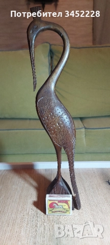 дърворезба за ценители 40см , снимка 7 - Декорация за дома - 52471153