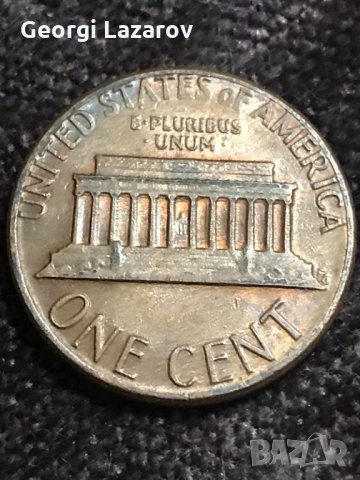 1 цент САЩ 1984 буква D