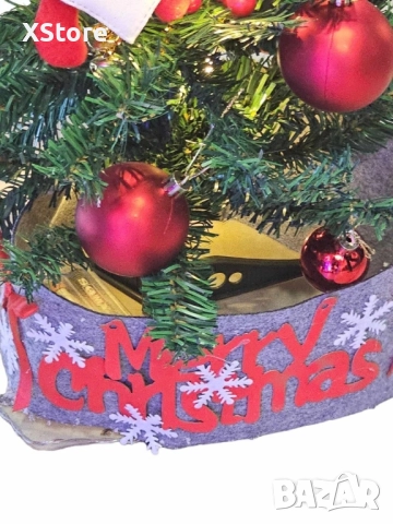 Готово украсено изкуствено коледно дръвче за декорация, 60 см , снимка 13 - Декорация за дома - 52517421