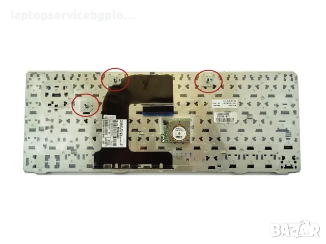Клавиатура HP ProBook 6460 6465 6470B EliteBook 8460p сива рамка 635768-031, снимка 2 - Части за лаптопи - 47891176
