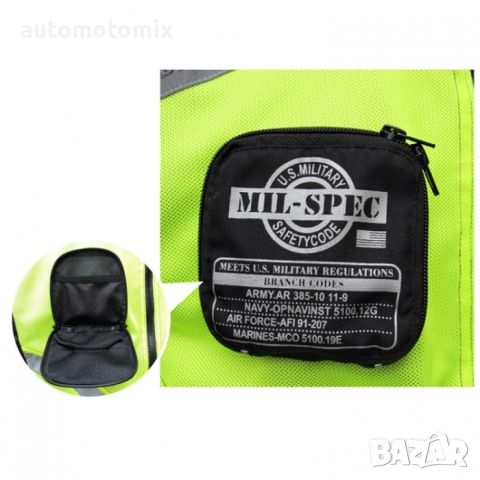 ЖИЛЕТКА МОТО,СВЕТЛООТРАЗИТЕЛНА - 2094, снимка 7 - Аксесоари и консумативи - 36971807