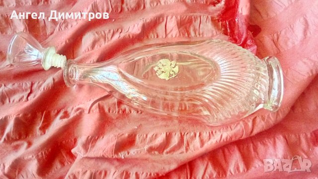 Руска империя стъклена гарафа , снимка 3 - Колекции - 41882803