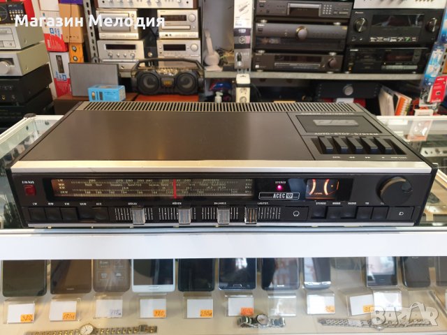 Ресийвър с касетен дек ACEC 85001 / Усилвател с радио и касетен дек. В отлично техническо и визуално, снимка 5 - Ресийвъри, усилватели, смесителни пултове - 35830719