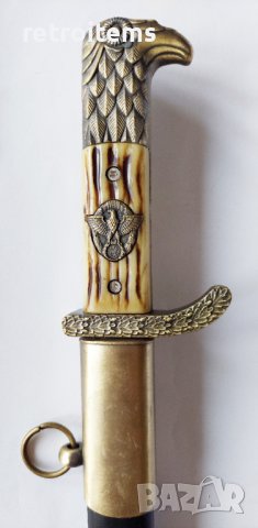 WW2 Немски Параден Полицейски Кортик, Щик-нож, снимка 9 - Колекции - 38714697