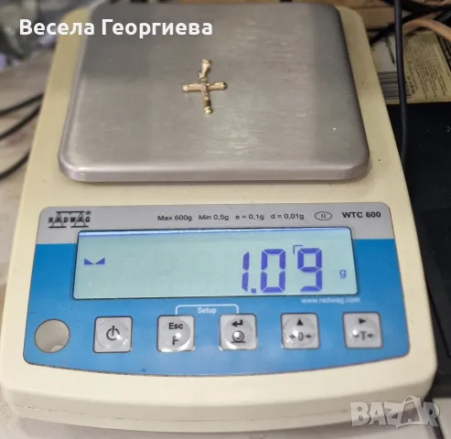 Златен   кръст с кутия , снимка 2 - Колиета, медальони, синджири - 56214898