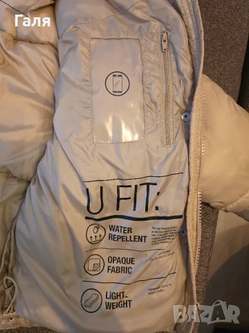 Бежово зимно яке Puffer, снимка 4 - Якета - 56269365