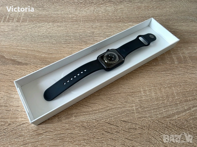 Оригинален часовник Apple Watch series 7 45mm, батерията-100%, снимка 5 - Смарт гривни - 47904445