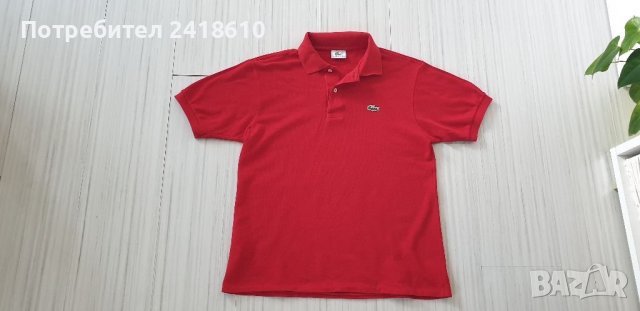 Lacoste Classic Fit Pique Cotton Regular Fit Mens Size 3 - S ОРИГИНАЛ! Мъжка Тениска!, снимка 6 - Тениски - 40548937