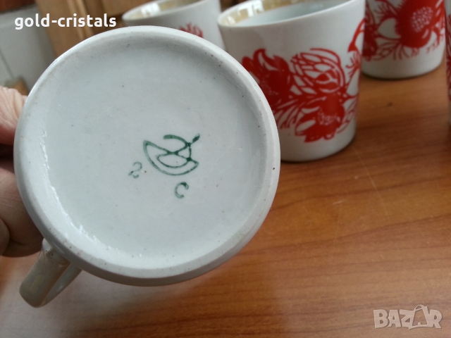 Руски порцеланови чаши за чай, снимка 7 - Антикварни и старинни предмети - 36084337