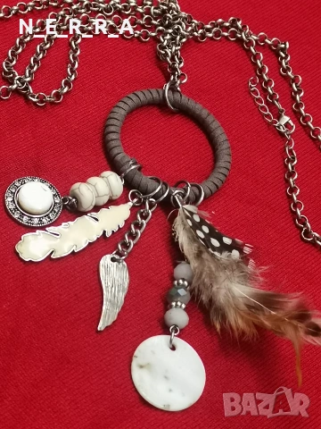 Медальон,, Капан за сънища", снимка 2 - Колиета, медальони, синджири - 53267750